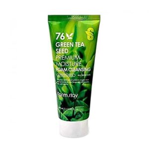 FARM STAY Green Tea Seed Premium Moisture Foam Cleansing 100 ml